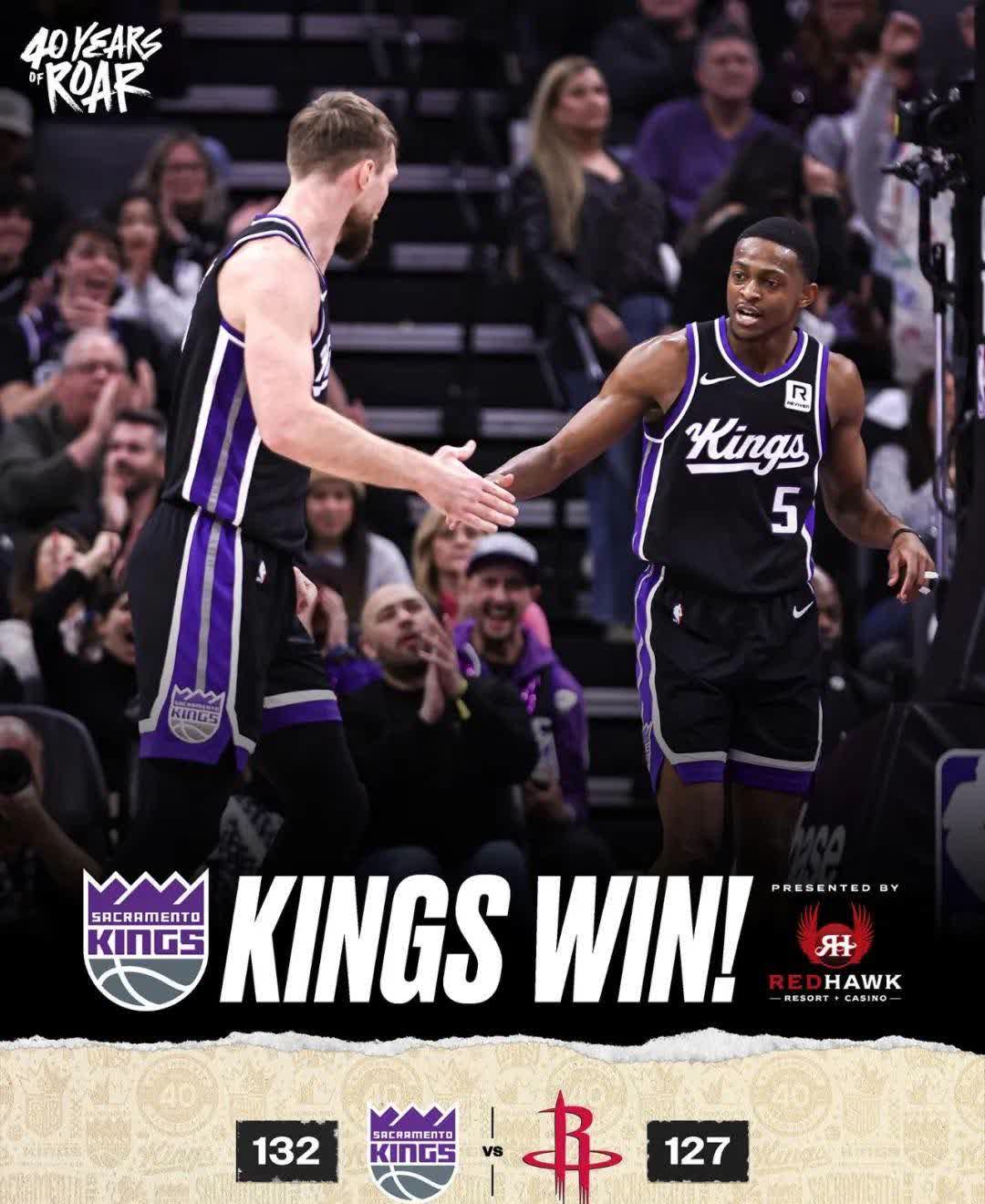 国王三巨头联手，逆转取胜得分突破，魔术冲击季后赛！